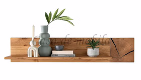 Wandboard 124x25x20cm HARZ Wildeiche massiv geölt Hirnholz von Casademobila Goslar Wandboard 124x25x20cm HARZ Wildeiche massiv geölt Hirnholz von Casademobila Goslar