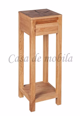 Blumentisch-Set HARZ Wildeiche massiv geölt Hirnholz von Casademobila Goslar Blumentisch-Set HARZ Wildeiche massiv geölt Hirnholz von Casademobila Goslar