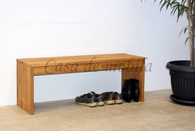 Dielenbank 120x45x40cm GOMMA Wildeiche massiv geölt Dielenbank 120x45x40cm GOMMA Wildeiche massiv geölt von Casa de mobila Goslar