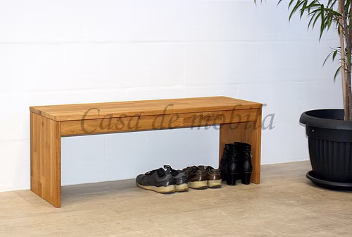 Holzbank Dielenbank GOMMA 160x45x40cm Wildeiche massiv geölt Holzbank Dielenbank GOMMA 160x45x40cm Wildeiche massiv geölt Casa de mobila Goslar