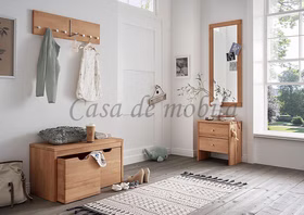 Wandgarderobe mit 8 Haken 80x22x3cm GOMMA Kernbuche massiv natur geölt von Casademobila Goslar Wandgarderobe mit 8 Haken 80x22x3cm GOMMA Kernbuche massiv natur geölt von Casademobila Goslar