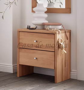 Kommode 2 Schubladen 50x56x35cm GOMMA Kernbuche massiv geölt Kommode mit 2 Schubladen 50x56x35cm GOMMA Kernbuche massiv natur geölt von Casademobila Goslar