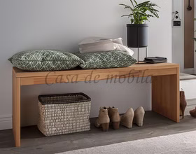 Dielenbank 120x45x40cm GOMMA Kernbuche massiv geölt Holzbank 120x45x40cm GOMMA Kernbuche massiv geölt von Casa de mobila Goslar