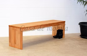 Flurbank 160x45x40cm GOMMA Kernbuche massiv geölt von Casa de mobila Goslar