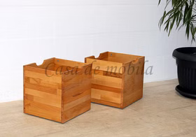 Spielzeug-Kisten 2er Set 38x37x36cm GOMMA Kernbuche massiv natur geölt von Casademobila Goslar Spielzeug-Kisten 2er Set 38x37x36cm GOMMA Kernbuche massiv natur geölt von Casademobila Goslar