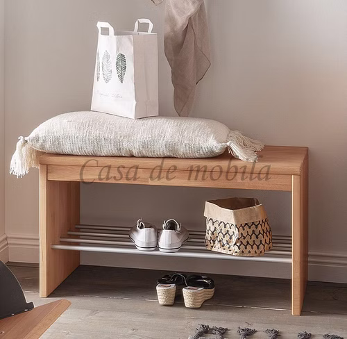 Schuhbank mit Schuhablage 82x45x40cm GOMMA Kernbuche massiv geölt von Casademobila Goslar Schuhbank mit Schuhablage 82x45x40cm GOMMA Kernbuche massiv geölt von Casademobila Goslar