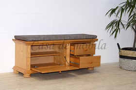 Massivholz Flurkommode mit stauraum MONA landhaus 115x45x38cm Fichte massiv bernsteinfarben lackiert Casa de mobila Goslar Massivholz Flurkommode mit stauraum MONA landhaus 115x45x38cm Fichte massiv bernsteinfarben lackiert Casa de mobila Goslar
