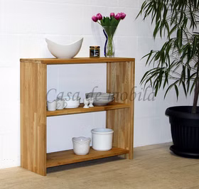 Niedriges Standregal CONTRA 89x84x33cm Wildeiche massiv natur geölt von Casademobila Goslar Niedriges Standregal CONTRA 89x84x33cm Wildeiche massiv natur geölt von Casademobila Goslar