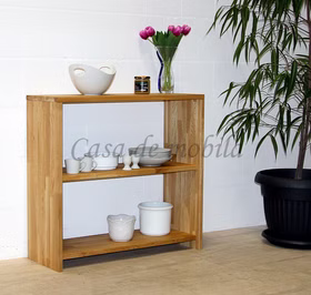 Niedriges küchenregal CONTRA 89x84x33cm Wildeiche massiv natur geölt von Casademobila Goslar Niedriges küchenregal CONTRA 89x84x33cm Wildeiche massiv natur geölt von Casademobila Goslar