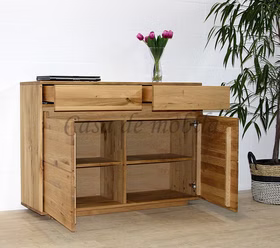 Sideboard 123x89x40cm FLORENZ Wildeiche massiv Roheffekt geölt von Casademobila Goslar Sideboard 123x89x40cm FLORENZ Wildeiche massiv Roheffekt geölt von Casademobila Goslar