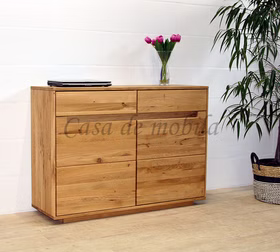 Sideboard 123x89x40cm FLORENZ Wildeiche massiv Roheffekt geölt von Casademobila Goslar Sideboard 123x89x40cm FLORENZ Wildeiche massiv Roheffekt geölt von Casademobila Goslar