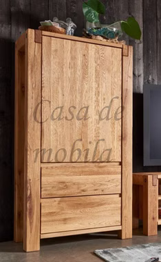 Vollholz Hochkommode mit Schubladen WOODSTOCK Wildeiche massiv natur geölt TPT Casa de Mobila Vollholz Hochkommode mit Schubladen WOODSTOCK Wildeiche massiv natur geölt TPT Casa de Mobila
