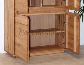 Highboard 93x136x40cm FLORENZ Wildeiche massiv Roheffekt geölt von Casademobila Goslar Highboard 93x136x40cm FLORENZ Wildeiche massiv Roheffekt geölt von Casademobila Goslar