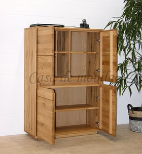 Highboard 93x136x40cm FLORENZ Wildeiche massiv Roheffekt geölt von Casademobila Goslar Highboard 93x136x40cm FLORENZ Wildeiche massiv Roheffekt geölt von Casademobila Goslar