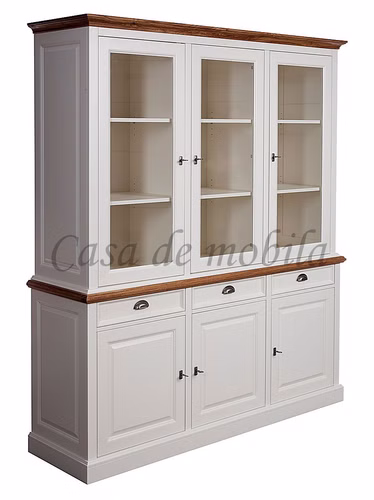 Vitrine 185x214x53cm OAKDALE Birke / MDF weiß / Wildeiche natur geölt von Casademobila Goslar Vitrine 185x214x53cm OAKDALE Birke / MDF weiß / Wildeiche natur geölt von Casademobila Goslar