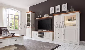 Vitrine 68x214x46cm OAKDALE Birke / MDF weiß / Wildeiche natur geölt Vitrine 68x214x46cm OAKDALE Birke / MDF weiß / Wildeiche natur geölt von Casademobila Goslar