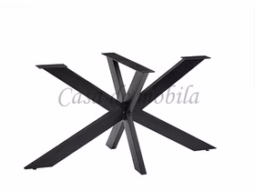 Tischgestell Doppel-X PLATO 75x72x147cm Metall schwarz Casa de mobila Goslar Tischgestell Doppel-X PLATO 75x72x147cm Metall schwarz Casa de mobila Goslar