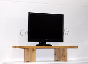 Bildschirm-Aufsatz 78x19x28cm für Schreibtisch CONTRA Massivholz von Casademobila Goslar