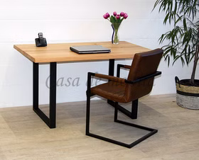 Tisch 180x76x90cm FARGO mit U-Metallbeinen Kernbuche massiv natur geölt von Casademobila Goslar Tisch 180x76x90cm FARGO mit U-Metallbeinen Kernbuche massiv natur geölt von Casademobila Goslar