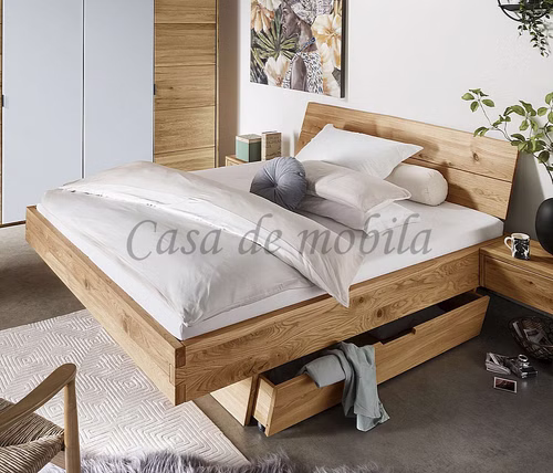 Schwebebett mit schubladen 140x200 NAVARRA Wildeiche massiv natur geölt stabverleimt von Casademobila Goslar Schwebebett mit schubladen 140x200 NAVARRA Wildeiche massiv natur geölt stabverleimt von Casademobila Goslar