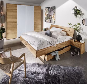 Schwebebett mit stauraum 160x200 NAVARRA Wildeiche massiv natur geölt stabverleimt von Casademobila Goslar Schwebebett mit stauraum 160x200 NAVARRA Wildeiche massiv natur geölt stabverleimt von Casademobila Goslar