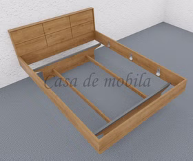 Holzbett mit schwebendem looks ROSEVILLE 140x200x45cm Wildeiche massiv natur geölt Casa de mobila Goslar Holzbett mit schwebendem looks ROSEVILLE 140x200x45cm Wildeiche massiv natur geölt Casa de mobila Goslar