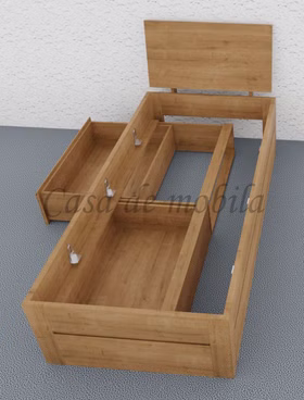 Schubladenbett 120x200 CLEVELAND Wildeiche massiv natur geölt stabverleimt von Casademobila Goslar Schubladenbett 120x200 CLEVELAND Wildeiche massiv natur geölt stabverleimt von Casademobila Goslar