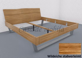 Kufenbett 160x200 CLEVELAND Massivholz natur geölt stabverleimt von Casademobila Goslar Kufenbett 160x200 CLEVELAND Massivholz natur geölt stabverleimt von Casademobila Goslar