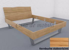 Kufenbett 140x200 CLEVELAND Massivholz natur geölt stabverleimt von Casademobila Goslar Kufenbett 140x200 CLEVELAND Massivholz natur geölt stabverleimt von Casademobila Goslar