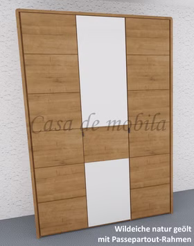 Kleiderschrank 3türig COLORADO 183x216x60cm Massivholz natur geölt von Casademobila Goslar Kleiderschrank 3türig COLORADO 183x216x60cm Massivholz natur geölt von Casademobila Goslar