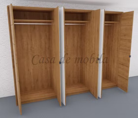 Kleiderschrank 6türig COLORADO 284x216x60cm Massivholz natur geölt von Casademobila Goslar Kleiderschrank 6türig COLORADO 284x216x60cm Massivholz natur geölt von Casademobila Goslar