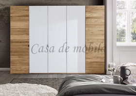 Massivholz Schlafzimmer-kleiderschrank mit glastüren weiß COLORADO 4türig 190x216x60cm kernbuche massiv natur geölt Casa de mobila Goslar Massivholz Schlafzimmer-kleiderschrank mit glastüren weiß COLORADO 4türig 190x216x60cm kernbuche massiv natur geölt Casa de mobila Goslar
