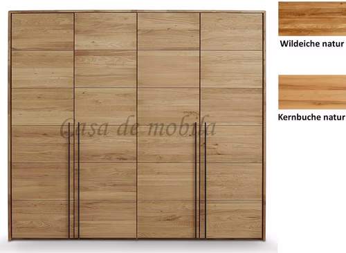 Kleiderschrank 4türig COLORADO 240x216x60cm Massivholz natur geölt von Casademobila Goslar Kleiderschrank 4türig COLORADO 240x216x60cm Massivholz natur geölt von Casademobila Goslar