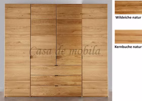 Schubladen-Schrank 4türig COLORADO 190x216x60cm Massivholz natur geölt von Casademobila Goslar Schubladen-Schrank 4türig COLORADO 190x216x60cm Massivholz natur geölt von Casademobila Goslar