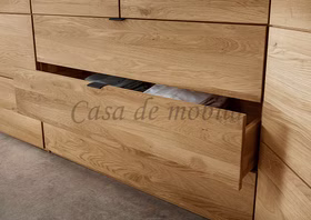 Schubladen-Schrank 3türig COLORADO 183x216x60cm Massivholz natur geölt von Casademobila Goslar Schubladen-Schrank 3türig COLORADO 183x216x60cm Massivholz natur geölt von Casademobila Goslar