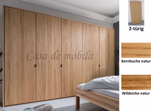 Kleiderschrank 2türig COLORADO 96x216x60cm Massivholz natur geölt von Casademobila Goslar Kleiderschrank 2türig COLORADO 96x216x60cm Massivholz natur geölt von Casademobila Goslar