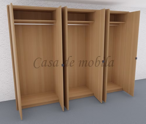 Kleiderschrank 6türig COLORADO 359x216x60cm Massivholz natur geölt von Casademobila Goslar Kleiderschrank 6türig COLORADO 359x216x60cm Massivholz natur geölt von Casademobila Goslar