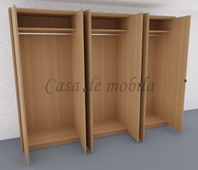 Kleiderschrank 6türig COLORADO 284x216x60cm Massivholz natur geölt von Casademobila Goslar Kleiderschrank 6türig COLORADO 284x216x60cm Massivholz natur geölt von Casademobila Goslar