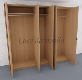 Kleiderschrank 5türig COLORADO 302x216x60cm Massivholz natur geölt von Casademobila Goslar Kleiderschrank 5türig COLORADO 302x216x60cm Massivholz natur geölt von Casademobila Goslar