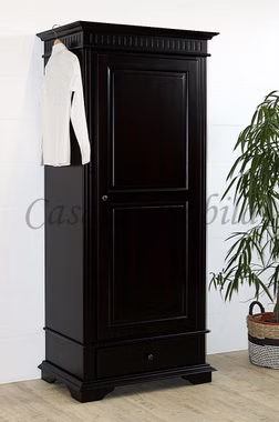Massivholz Dielenschrank DAHLIA 1türig Fichte massiv dunkelbraun,kolonial,kolonialstil landhausstil Casa de mobila Goslar Massivholz Dielenschrank DAHLIA 1türig Fichte massiv dunkelbraun,kolonial,kolonialstil landhausstil Casa de mobila Goslar