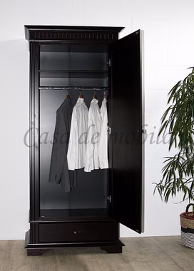 Massivholz Flurschrank DAHLIA 1türig Fichte massiv dunkelbraun,kolonial,kolonialstil Landhaus Casa de mobila Goslar Massivholz Flurschrank DAHLIA 1türig Fichte massiv dunkelbraun,kolonial,kolonialstil Landhaus Casa de mobila Goslar