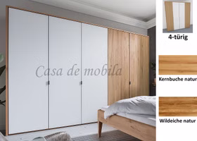 Kleiderschrank 4türig COLORADO 190x216x60cm Massivholz natur geölt von Casademobila Goslar Kleiderschrank 4türig COLORADO 190x216x60cm Massivholz natur geölt von Casademobila Goslar
