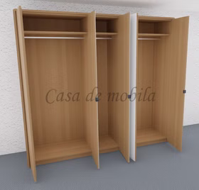 Kleiderschrank 5türig COLORADO 302x216x60cm Massivholz natur geölt von Casademobila Goslar Kleiderschrank 5türig COLORADO 302x216x60cm Massivholz natur geölt von Casademobila Goslar