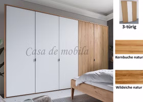 Kleiderschrank 3türig COLORADO 183x216x60cm Massivholz natur geölt von Casademobila Goslar Kleiderschrank 3türig COLORADO 183x216x60cm Massivholz natur geölt von Casademobila Goslar