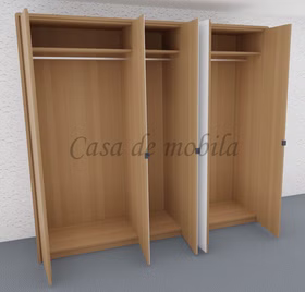 Massivholz Kleiderschrank COLORADO 5türig 302x216x60cm Kernbuche massiv natur geölt Casa de mobila Goslar Massivholz Kleiderschrank COLORADO 5türig 302x216x60cm Kernbuche massiv natur geölt Casa de mobila Goslar