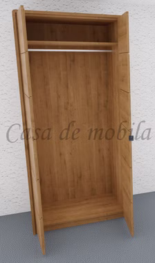 Kleiderschrank 2türig COLORADO 121x235x60cm Massivholz natur geölt von Casademobila Goslar Kleiderschrank 2türig COLORADO 121x235x60cm Massivholz natur geölt von Casademobila Goslar
