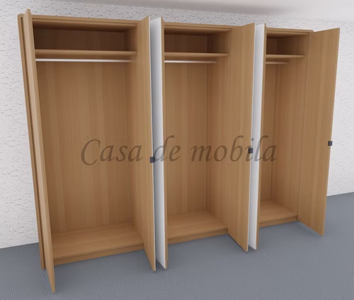 Kleiderschrank 6türig COLORADO 359x235x60cm Massivholz natur geölt von Casademobila Goslar Kleiderschrank 6türig COLORADO 359x235x60cm Massivholz natur geölt von Casademobila Goslar