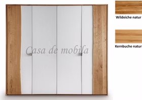 Kleiderschrank 4türig COLORADO 240x216x60cm Massivholz natur geölt von Casademobila Goslar