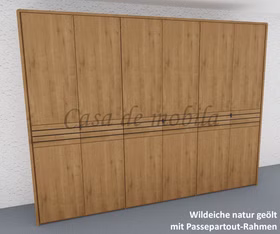 Kleiderschrank 6türig COLORADO 284x216x60cm Wildeiche natur geölt von Casademobila Goslar Kleiderschrank 6türig COLORADO 284x216x60cm Wildeiche natur geölt von Casademobila Goslar