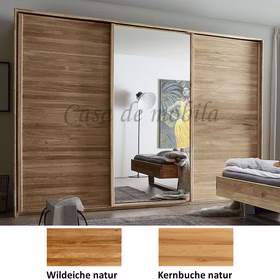 Schwebetürenschrank 3türig WOODSIDE 300x216x66cm Massivholz natur geölt von Casademobila Goslar Schwebetürenschrank 3türig WOODSIDE 300x216x66cm Massivholz natur geölt von Casademobila Goslar